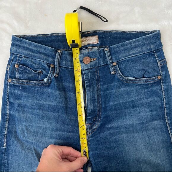 Mother High Waisted Looker Sun Don't Shine Forever 26 high rise denim designer - Picture 4 of 9